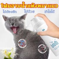 INK LIKE แชมพูสุนัข แชมพูแมว 500ml โฟมอาบน้ำแห้ง หมาแมวสูตรอ่อนโยน ปลอดภัย ไม่ล้างน้ำ ​กลิ่นหอม ขนสวย สะอาด ดับกลิ่น