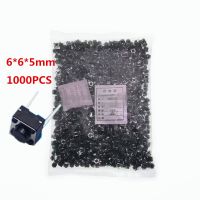 1000pcs Tactile Switch Momentary Tact 6x6x5 6*6*5mm DIP Middle 2 pin ever Micro switch for household appliances