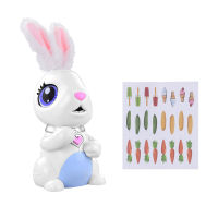 Robot Toy Hungry Bunnies Interactive Robotic Rabbit Gift for Kids Pretend Food Eating Music Electronic Robot