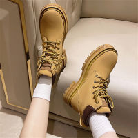 จัดส่งฟรี??Martin Boots Casual รองเท้าบูท รองเท้ามาร์ติน แฟชั่น รองเท้าบูทมาร์ตินผู้หญิง รองเท้ารูบาร์บ