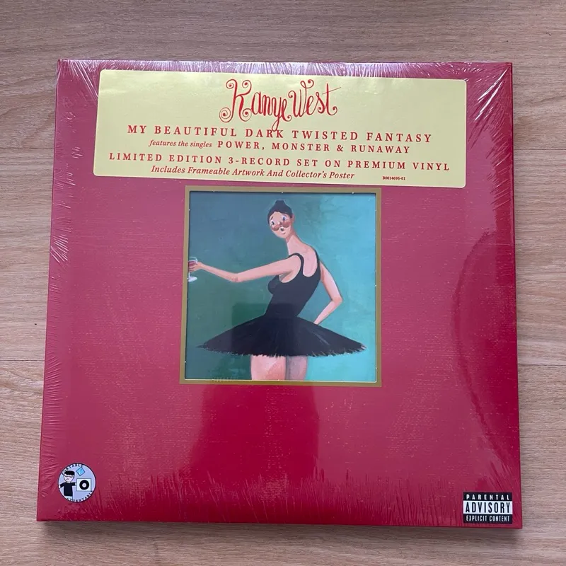 Kanye West MY BEAUTIFUL DARK TWISTED FANTASY Vinyl 3 LP Record EXCLUSIVE -  NEW