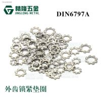 ✻▼ 100pcs DIN6797A M3 M4 M5 M6 304 Stainless Steel Washer External Teeth Lock Washers