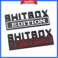 รถโลหะรถบรรทุกตกแต่ง NPDTN สติกเกอร์สัญลักษณ์ปุ่มโลหะโครเมี่ยม3D รุ่น SHITBOX