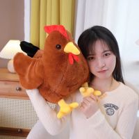 ตุ๊กตาผ้ากำมะหยี่ไก่น่ารัก30/40Cm สำหรับเด็กตุ๊กตาหนานุ่มไก่เด็กหญิงเด็กชายนอนนุ่มยัดไส้ตุ๊กตาของขวัญวันเกิด