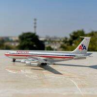 1/400 Scale Classic Diecast Metal Alloy B707-123 American Airlines Airplane Models For Display Collections