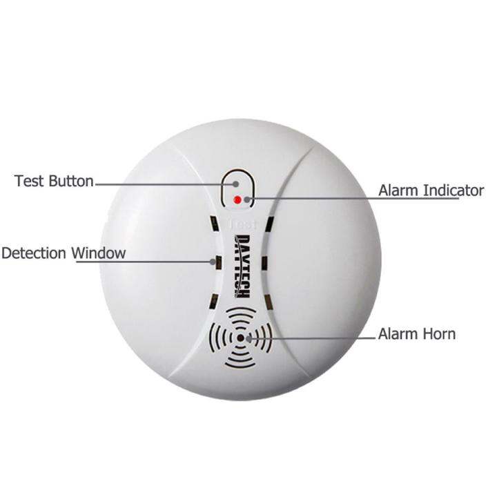 จัดส่ง1-2วัน-daytech-เซ็นเซอร์อัคคีภัย-เครื่องตรวจจับควัน-ปรับความไวได้-เซนเซอร์ตรวจจับควันแบบพกพา-สัญญาณเตือนควันอิสระ