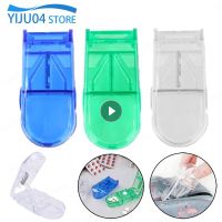 Medicine Tablet Cutter Pill Storage Box Splitter Drugs Tablet Cutter Divider Plastic Storage Case Health Care Pill Medicine Case Medicine  First Aid S