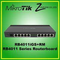 RB4011iGS+RM RB4011 Series Routerboard Powerful 10xGigabit port router with a Quad-core 1.4Ghz CPU,1GB RAM,SFP+10Gbps cage and desktop case with rack ears