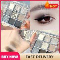 ❍ Color Eye Shadow Palette Blue Smoked Makeup Glitter Pearly Eyeshadow Palette High Quality Charming Eye Makeup Palette