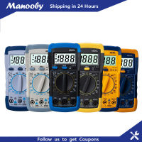 Manooby ANENG A830L มัลติมิเตอร์แบบดิจิทัลดิจิตอลมัลติมิเตอร์จอ LCD มัลติมิเตอร์แบบดิจิทัลแรงดันไฟฟ้า DC AC Freguency Multitester