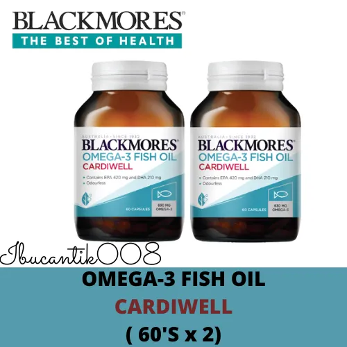 BLACKMORES OMEGA3 FISH OIL CARDIWELL ( 60'S X 2 ) ( Exp 01/07/2023
