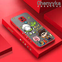 Chenyyka เคสเคสสำหรับ MOTOROLA E7พลังงานลายการ์ตูนของเล่นน่ารักเรื่องราวแบบฝ้าขอบสี่เหลี่ยมเคสโทรศัพท์แบบแข็งซิลิโคนนิ่มเคสกันกระแทกเคสป้องกันกล้องฝาปิดเลนส์เต็ม