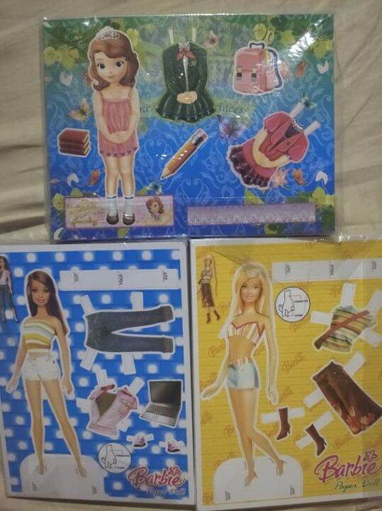 Assorted Character Paper Doll toys for Kids Lazada PH
