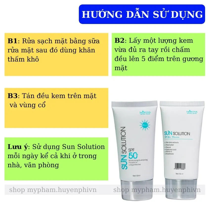 Chính hãng Huyền Phi-Date 2024] Kem Chống Nắng Morena Huyền Phi chỉ số  chống nắng SPF50+ PA++++ Chống Nắng Siêu Đỉnh, Nâng Tone, Thẩm thấu nhanh  không bết rít 