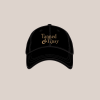 SELF — PARTNERED: Tanned &amp; Tipsy cap in black