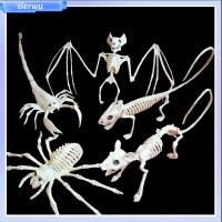 SIERWU Lizard Scorpion Home Halloween Decoration Party Mouse Artificial skull Trick Props Animal Skeleton Plastic Bones