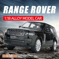 ขนาดใหญ่118 Scale Lands Range Rover Off-Road ยานพาหนะ SUV Diecast รุ่นรถคอลเลกชันจำลองเสียงและแสงของเล่นสำหรับเด็ก