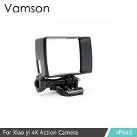 Vamson เคสกรอบป้องกันติดด้านข้างสำหรับ4K สำหรับกล้อง Lite 2พร้อม VP645ฐานภูเขาและสกรูอุปกรณ์เสริม