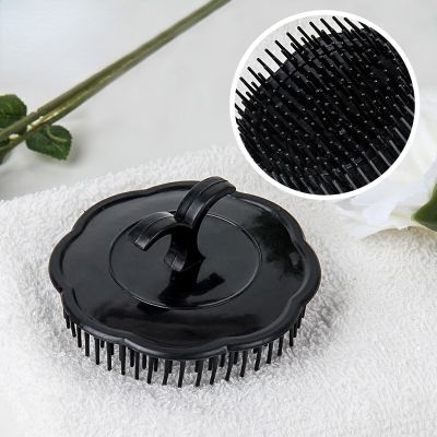 ‘；【。- Head Massage Brush Soft Glue Shampoo Brush Bathroom Products Plastic Sanitary Comb Washing Hair Scalp Shower Body