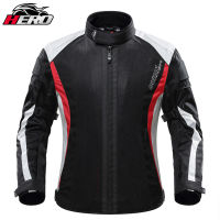 DUHAN Men Motorcycle Jacket Breathable Mesh Fabric Motocross Jacket Moto Riding Clothing Detachable Gear