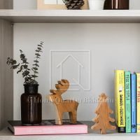 Homequarterbkk-Wooden Christmas Tree &amp; Deer Stand ต้นคริสต์มาส กวาง  ไม้สน บล็อกไม้ ตั้งได้ วัสดุไม้ ตกแต่ง บ้าน คาเฟ่ ร้านกาแฟ แบบตั้งโต๊ะ  มี 2 แบบให้เลือก ต้นคริสต์มาส /กวาง ราคาต่อสินค้า 1 ชิ้น