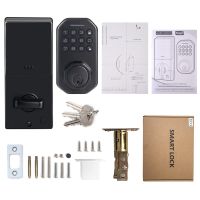 Keyless Entry Door Lock, Electronic Keypad Deadbolt Lock, Auto Lock, Easy To Install for Front Door