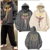 Plus size ❀NIRVANA new and old printed casual long-sleeved hooded sweater for men and women