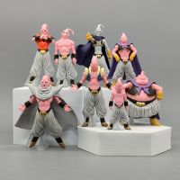 Dragon Ball Majin Boo Anime Peripheral Two-Dimensional Hand-Made Full-Form Wukong Model Desktop Decoration Doll