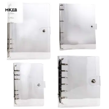 Transparent A4 / A5 / A6 Ring Binder Folder