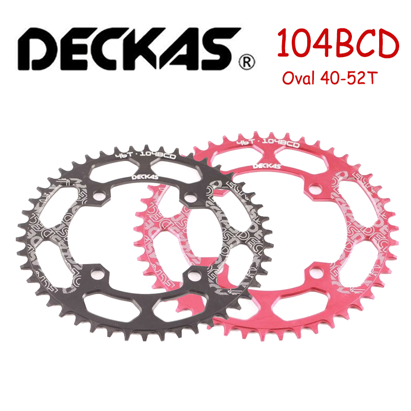 Bike Chainring Bicycle Accessories Round 104BCD 40/42/44/46/48/50/52T Bicycle MTB Bike Aluminum Alloy Chainring