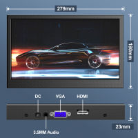 Eyoyo HDMI แบบพกพา IPS คอมพิวเตอร์จอแสดงผล12นิ้ว PS4 X ขนาดเล็ก VGA เกม Monitor โลหะ Full HD 1366X768ลำโพงในตัว