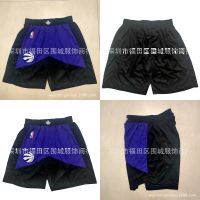 Purple 2022 NEW Nba Raptor Black Award Version Basketball Pants Sweatpants Shorts Y727