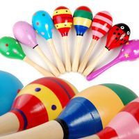 Baby Toy Gifts 1 Pc Baby Music Toys 20cm Wooden Kid Child Sand Hammer Early Education Tool Rattle Musical Instrument Percussion
