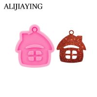 DY0112 DIY House Christmas Silicone Mold for Keychain Crafting with Epoxy Resin  Chocolate Fondant Sugarcraft Tools Bread Cake  Cookie Accessories