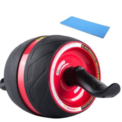 Perfect Fitness Ab Roller Wheel with Built in Spring Resistance At Home Core Workout Equipment Auto Mute Rebound