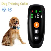 800M Range Anti-Barking Repellent LED Color Screen Dog Training Collar With Light Stop Barking Electric Shock Collar For Pet Dog