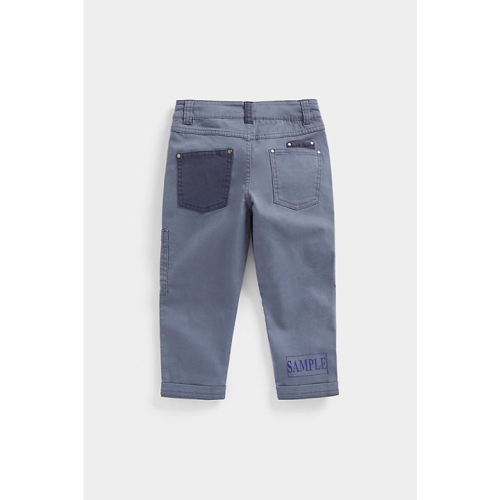 กางเกงขายาวเด็กผู้ชาย-mothercare-grey-trousers-cc903