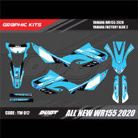 สติ๊กเกอร์วิบาก YAMAHA WR155R 2020 ทั้งคัน Graphic kit สติ๊กเกอร์เคลือบเงา สุดคุ้ม