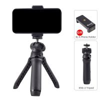 XSG2 Vlog lite Mini Tripod with 360° Ball Head &amp; Cold Shoe Selfie Stick Tabletop Tripod for Camera iPhone Android Phone DSLR