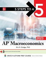 หนังสืออังกฤษใหม่ 5 Steps to a 5: AP Macroeconomics 2023 [Paperback]