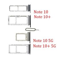 Sim Tray SD Card Holder For Samsung Note 10 Plus 10 5G Galaxy Note10 Original Phone Housing Micro SD Card Adapter Slot