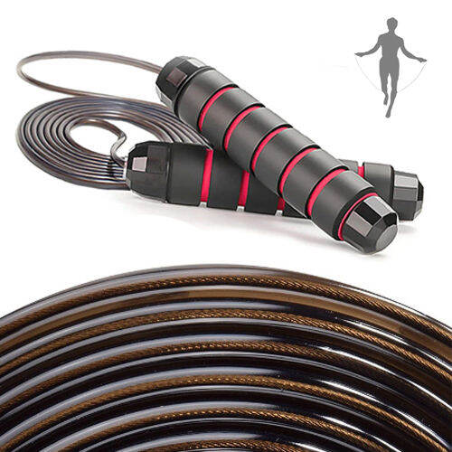 Professional Rapid Speed Jumping Rope Steel Wire Jump Rope Cable Home