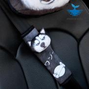 3D Cartoon Animal Car Seat Belt Bìa Thực Tế Bền Seatbelt Shoulder Pad Phụ