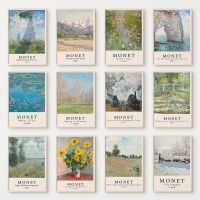 Impressionism Artist Claude Monet Poster Water lilies Canvas Paintings Wall Art Picture for Living Room Home Decoration Wall Décor