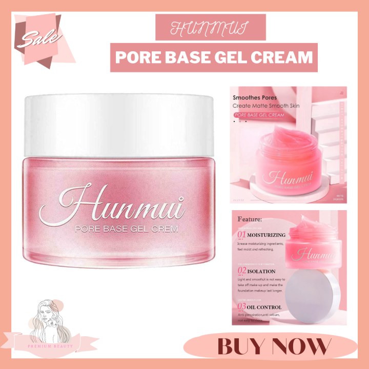 HUNMUI Invisible Pore Based Gel Cream Makeup Base Oil Control Smooth ...