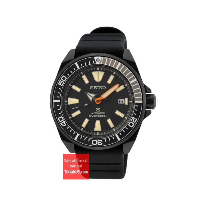 Đồng hồ nam Automatic SEIKO Prospex Black Series 2021 SRPH11K1 size 44mm  dây cao su vỏ thép không gỉ mạ đen Black chống nước 200m trữ cót 40 tiếng |  