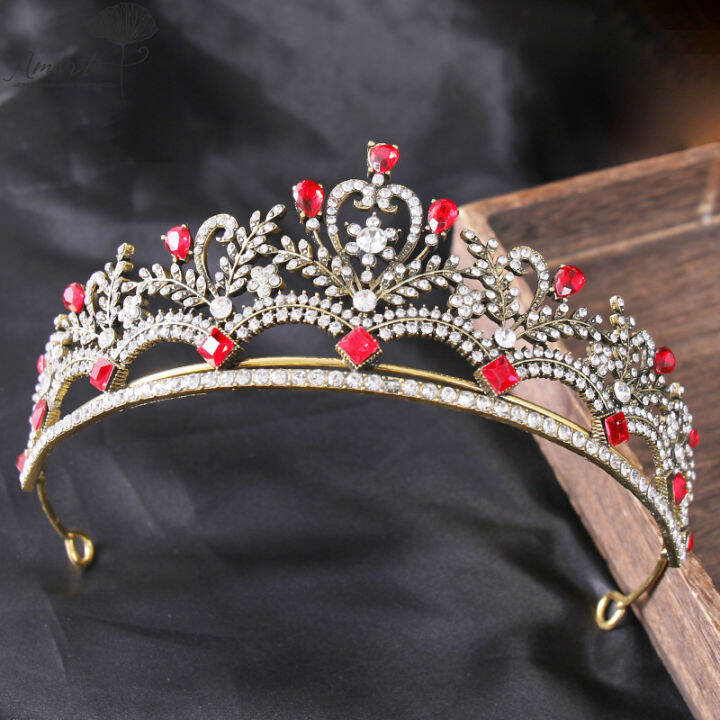 amart-มงกุฎเจ้าสาว-headwear-งานแต่งงานวันเกิดมงกุฎ-headdress-pearl-retro-หรูหราผมเจ้าสาวมงกุฎงานแต่งงาน-headwear-วันเกิดมงกุฎ-headdress-pearl-retro-หรูหราอุปกรณ์เสริมผมสำหรับหญิงสำหรับหญิง-retro