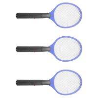 Hot Selling 3X Batteries Operated Hand Racket Electric Mosquito Swatter Insect Home Garden Pest Bug Fly Mosquito Swatter Killer