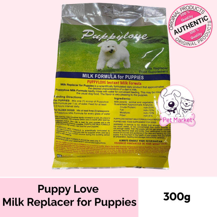 Puppy Love Milk Formula for Puppies 300g Lazada PH
