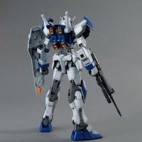 Bandai ดวล GAT-X102กันดั้ม1/100ชุดประกอบโมเดลมก. ของแท้หุ่นประกอบตุ๊กตาขยับแขนขาได้อนิเมะของเล่นแบบชุดสะสมหุ่นยนต์ของขวัญสำหรับเด็กผู้ชาย